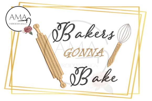 Kitchen Bakers Gonna Bake Embroidery Review