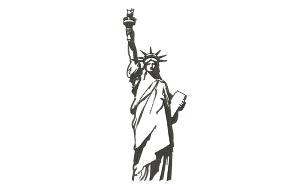 Review: Statue of Liberty New York Embroidery Design