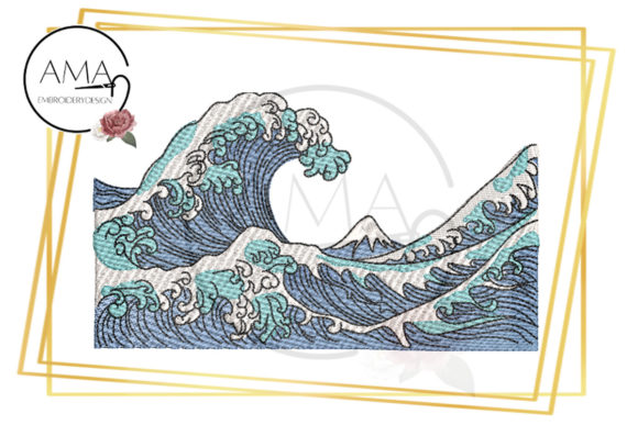 Review: The Great Wave off Kanagawa Colored