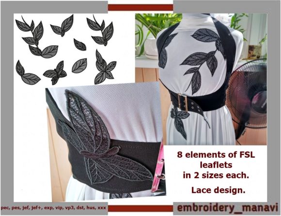 Reviewing FSL Lace Leaves for Decorating Gifts